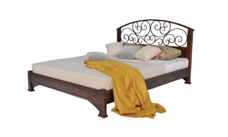 Кровать Омега-11 из массива березы