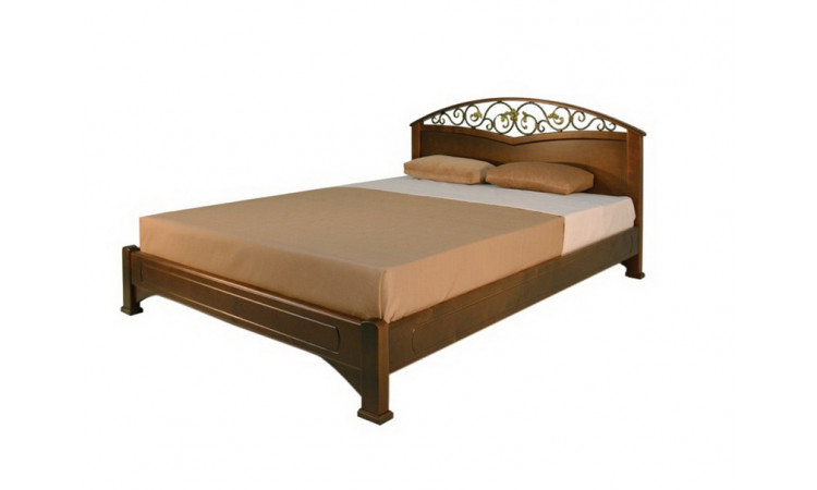 Кровать Омега-3 из массива березы
