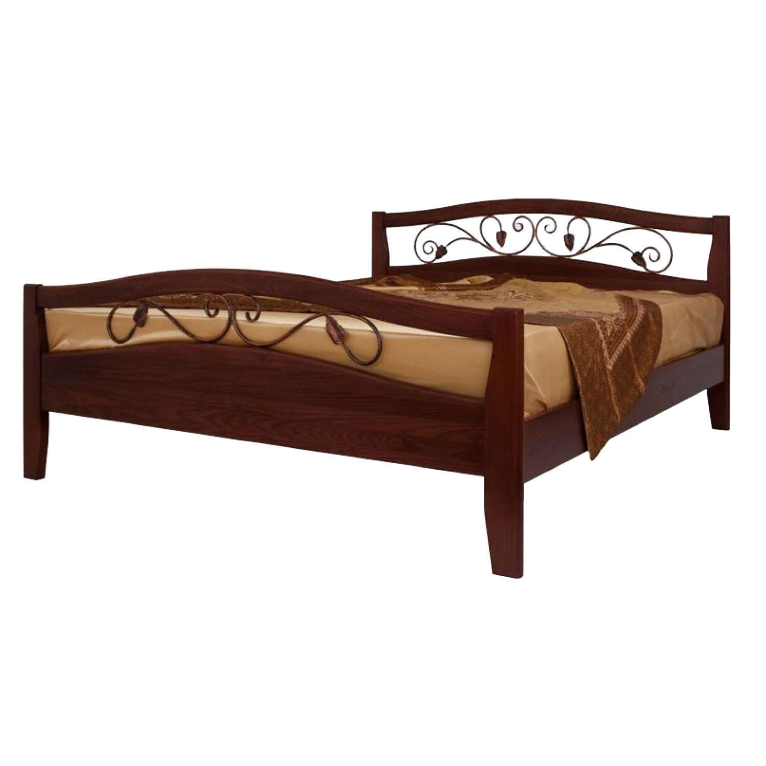 Купить кровать из массива в спб. Кровать из дерева. Кровать двуспальная деревянная.